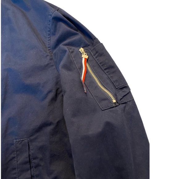 Tommy Hilfiger Fall/Spring Jacket, Navy, XL, small bleach stain on cuff, $50 - Picture 3 of 7